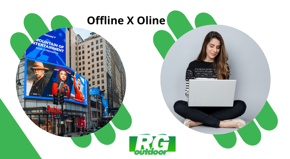 Qual a diferença de mídia oflline e online