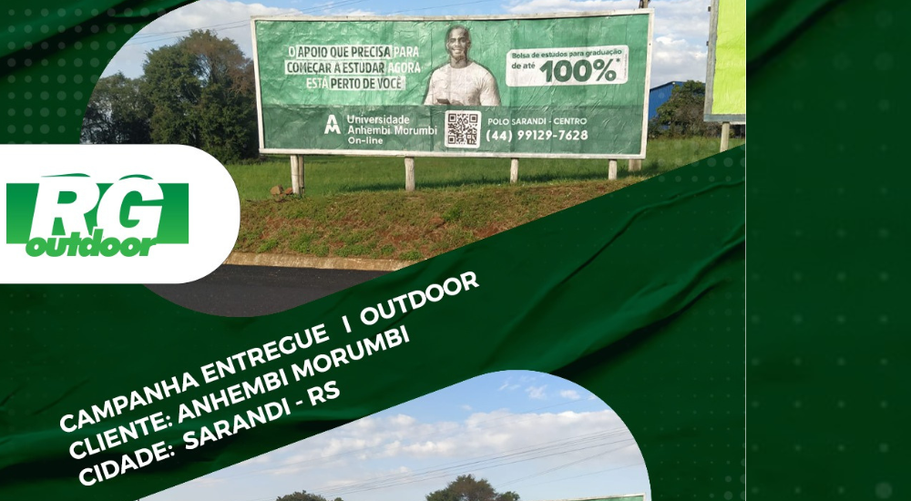 Outdoor em Sarandi-RS