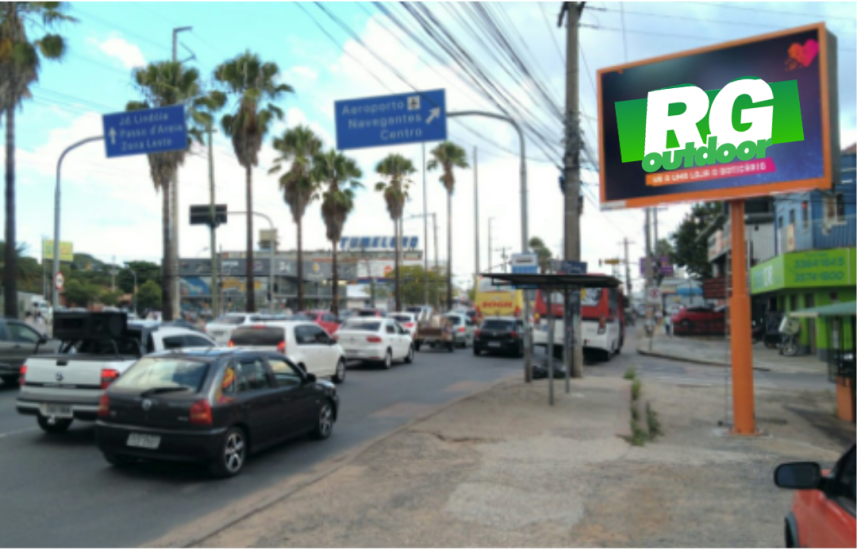 PAINEL DE LED na cidade de PORTO ALEGRE na Avenida Assis Brasil 