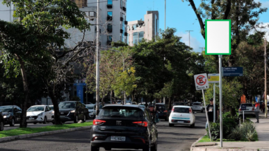 Ponto nº Placa de esquina digital Porto Alegre